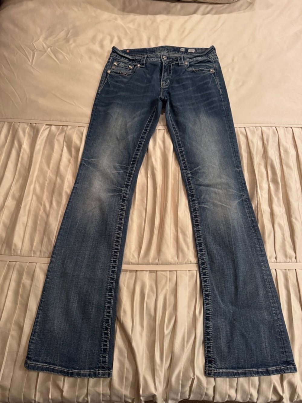 Miss Me Dark Blue Flare Jeans
